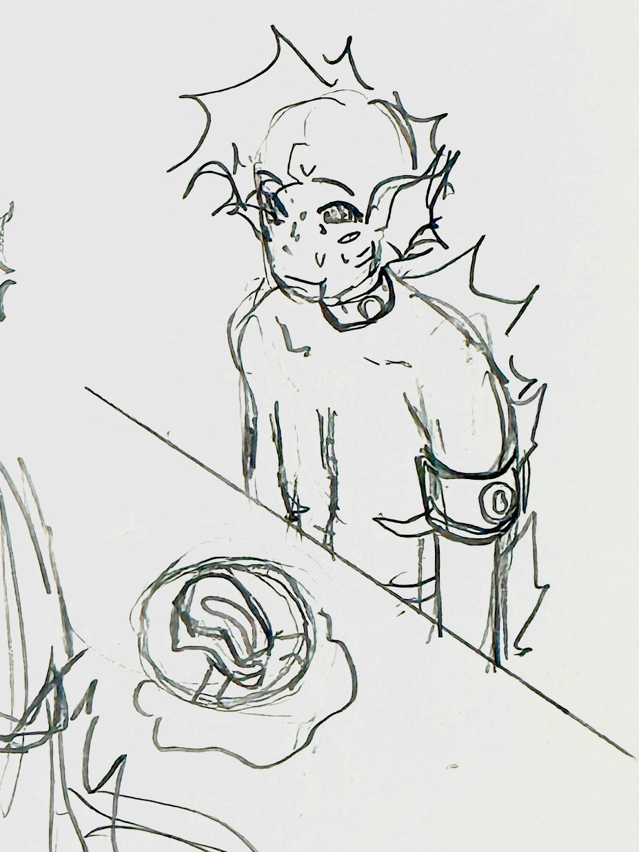 Concept art of the silly little guy.